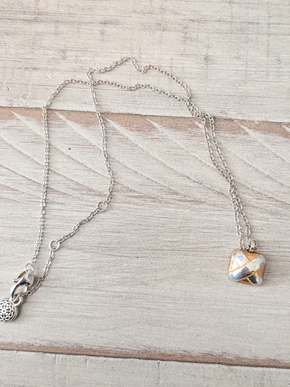 Brighton Ferrara Entrata Square Necklace NWOT